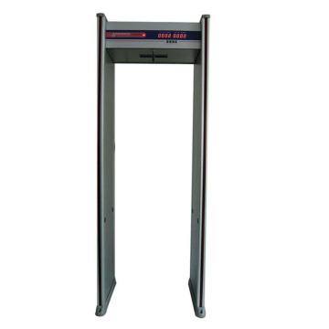 Portable walk through metal detector