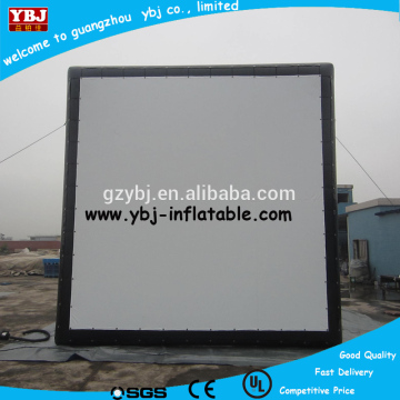2015 simple design outdoor rear projection movie inflatable screen for sale