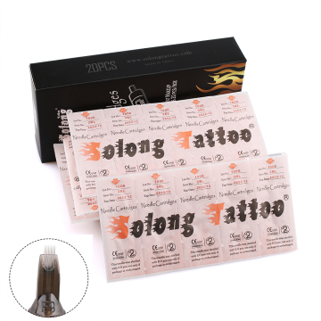 Solong EN06 20 Pieces/Box Permanent Sterilized Disposable Tattoo Needle Cartridge
