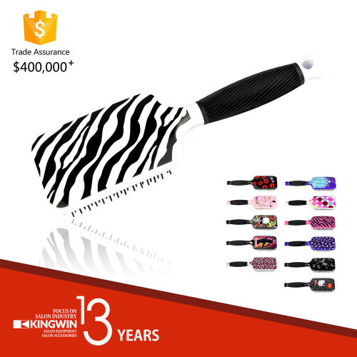 Zebra Design Printing Paddle Brush