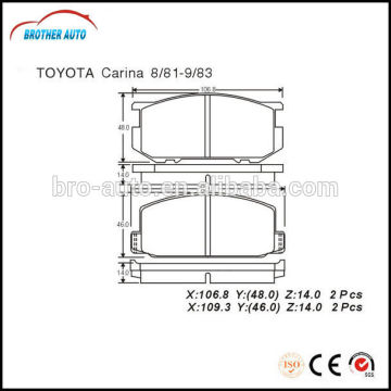 Durable good quality semimetal auto brake pad GDB181 for Mitsubishi car motorcycle brake pad