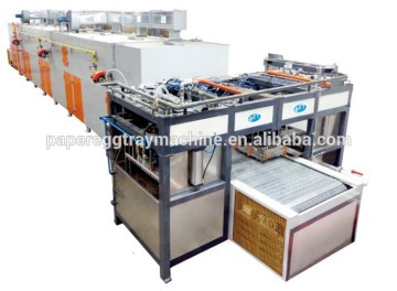 100% recycled newsprint pulp packaging molding machine