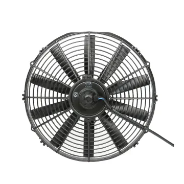 12V Slim Fan Kit: Push Pull Electric Radiator Cooling Fans - Universal Black