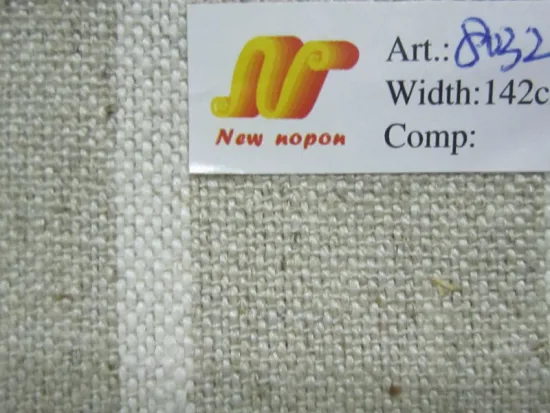 NN8032 cotton and linen blend upholstery fabric