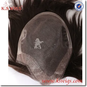 Top Quality Men's Toupee 100% Indian Hair Extension