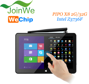 Original 7" 1280*800 PIPO X8 Win 10 + Android 4.4 Dual Boot Intel Z3736F Quad Core Mini PC Tablet 2G RAM 32G/64G ROM