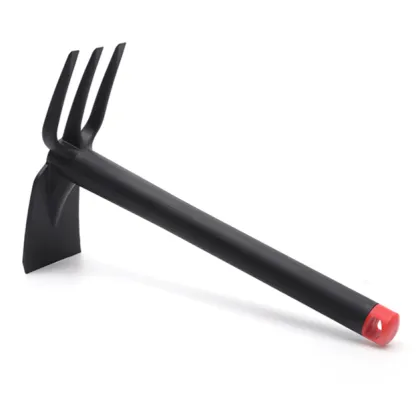 Professional Dual-Headed Garden Hoe and Weeding Tool: A Multipurpose, Sturdy Garden Rake and Hoe Combination