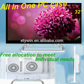 Desktop pc gamer 32" all in one pc with special monitor desktop bracket all in one barebone pc