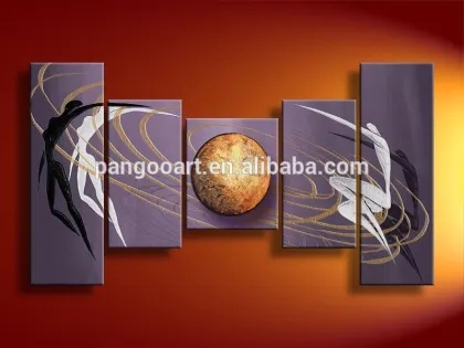 Home decorative scenery picture of abstract oil painting