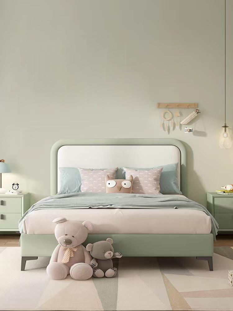 Microfiber Leather Children's Beds