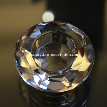 Exquisite Tea Light Crystal Candle Holder