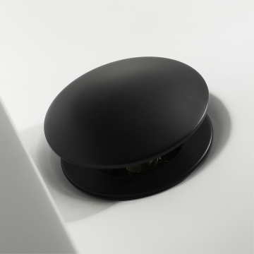 HIDEEP Full Brass Black-Paint Pop Up Drain