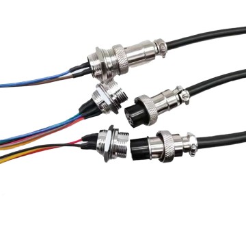 GX12 GX14 GX16 GX20 M16 2 पिन 3 पिन 4pin धातु विमानन कनेक्टर