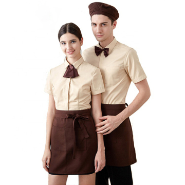 New design receptionist hotel uniform for front desk staff