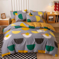 Impressão de cama escovada de luxo Custom Filted Sheets Beddingset