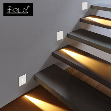 DGLUX High Brightness IP65 Waterproof 3W LED Step Light