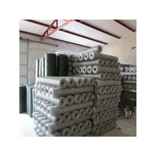 Hexagonal Wire Netting Panel Fence