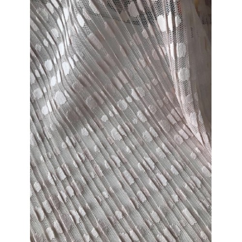 Dot Pleated Mesh Fabric