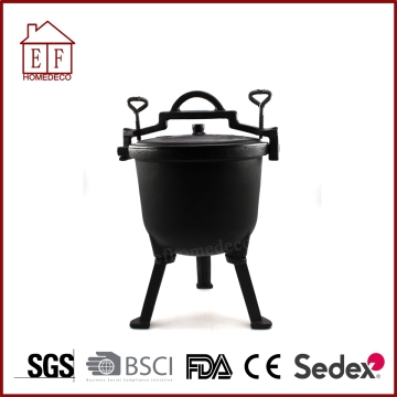 Cast iron high pressure meat pot for cooking