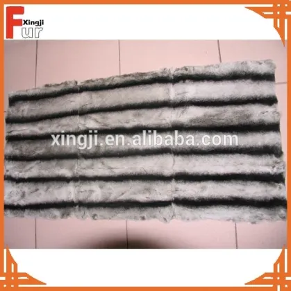 Genuine Animal Fur Chinchilla Rex Rabbit Fur