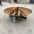 Holz Firebowl Terrasse Hinterhofheizung Stahl