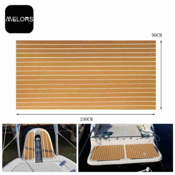 Melors Non Skid Mat UV Resistant Faux Deck