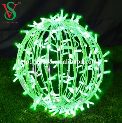 led lighting motif led light ball for street motif decorations