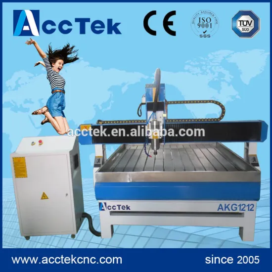 AccTek cheap 1212 1224 small stone cutting cnc machine