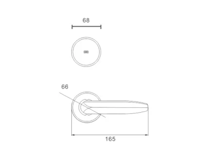 Hotel lock corrosion resistant Smart hotel lock
