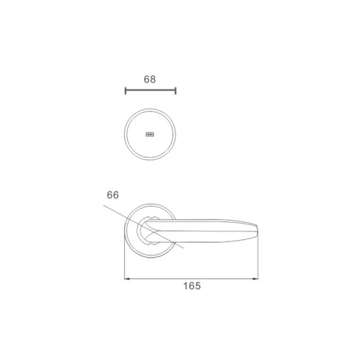 Hotelschloss Korrosionsbeständiges Smart Hotel Lock