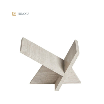 Huaxu Custom Size Luxury Travertine Magazine Holder