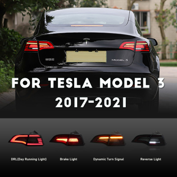 Luzes traseiras de carro HCMotionz para Tesla Modelo 3 Modelo Y 2017-2021