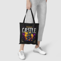 Halloween tema Spooky Nights Haunted Castle Tote Bag