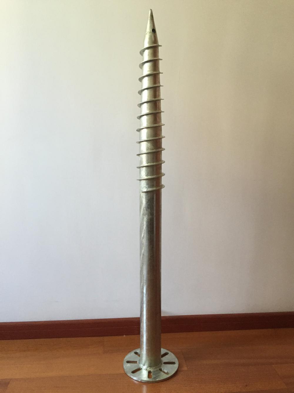 Tornillo de tierra galvanizado para mercados de Singapur