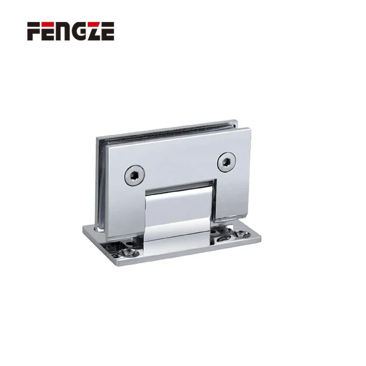 Bisagra de vidrio de 90 grados de pared a vidrio SS304