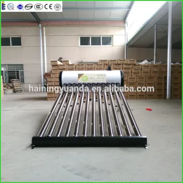 Freestanding Installation and Unpressurized solar hot water heater