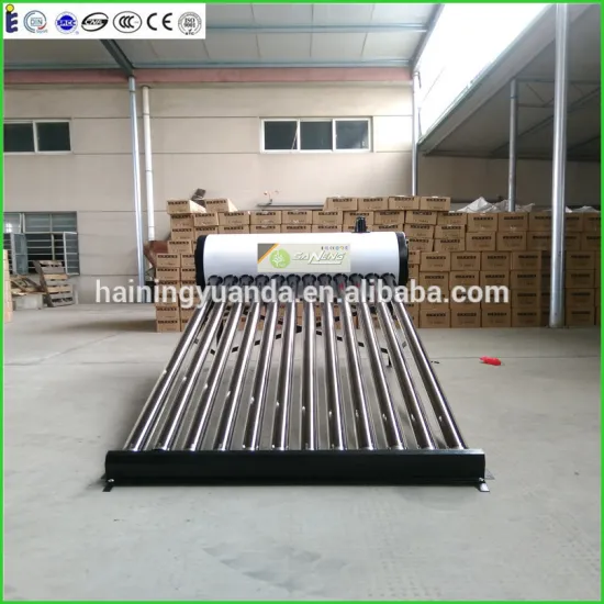 Freestanding Installation and Unpressurized solar hot water heater