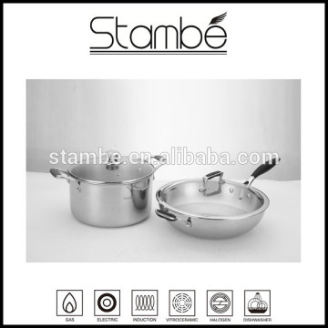 2015 High Quality Triply stainless steel cookware