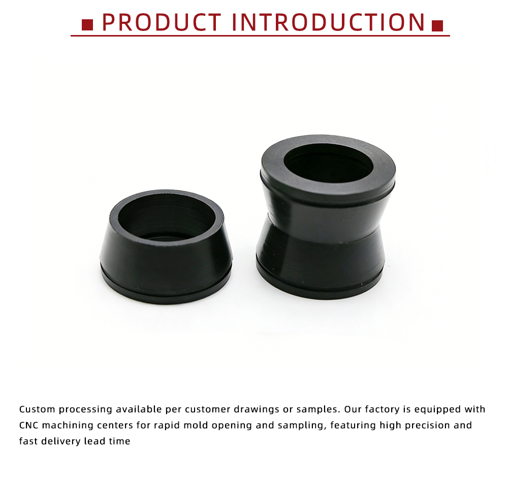 Custom Molded Black Special Rubber Grommets x