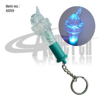 Mini LED torch wtih mountaineering button novelty design