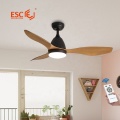 Decorative dc wooden grain blade electric ceiling fan