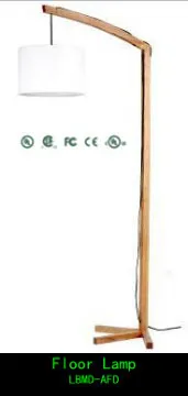 Avatar Creative Wood Floor Lamp