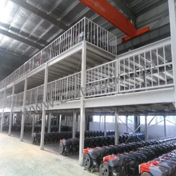 Steel platform,two floors,heavy loading ,with competitive price and good qualityEMO