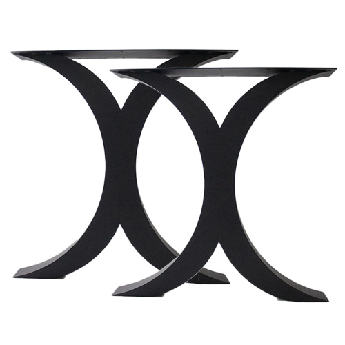 أرجل طاولة صناعية عصرية منحنية مقاس 28 بوصة