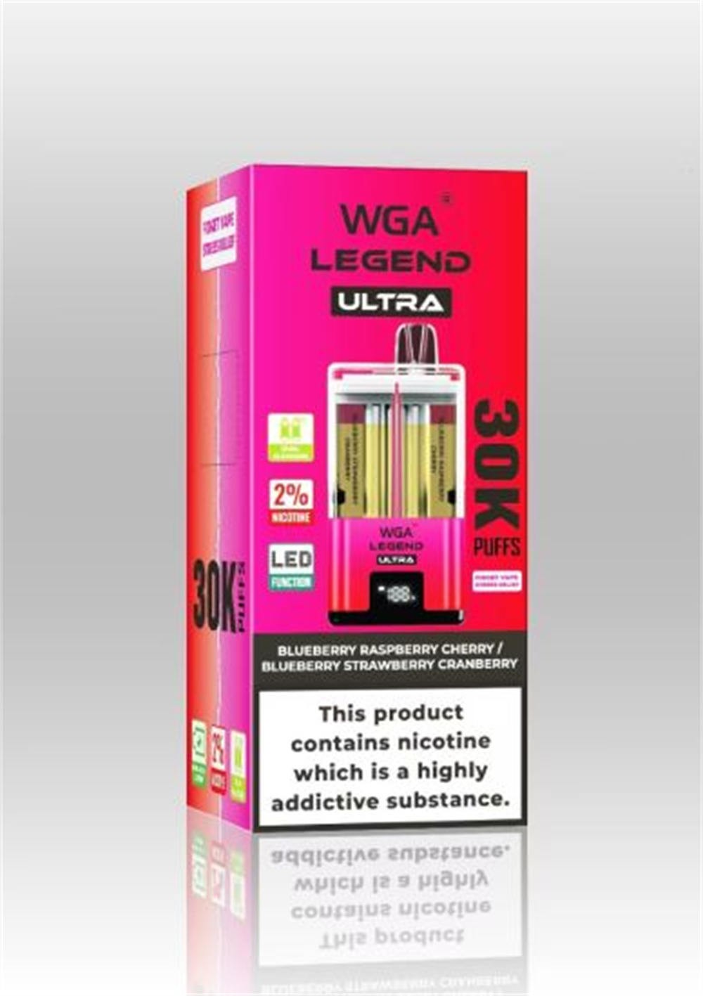 WGA Legend Ultra 30000 Puffs descartáveis ​​e-cigarros