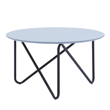 European Style Metal Frame Coffee & Tea Table for Office, Restaurant, and Hotel Rooms