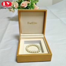Leather Bracelet Boxes Jewellery Packing Wooden Bracelet Box