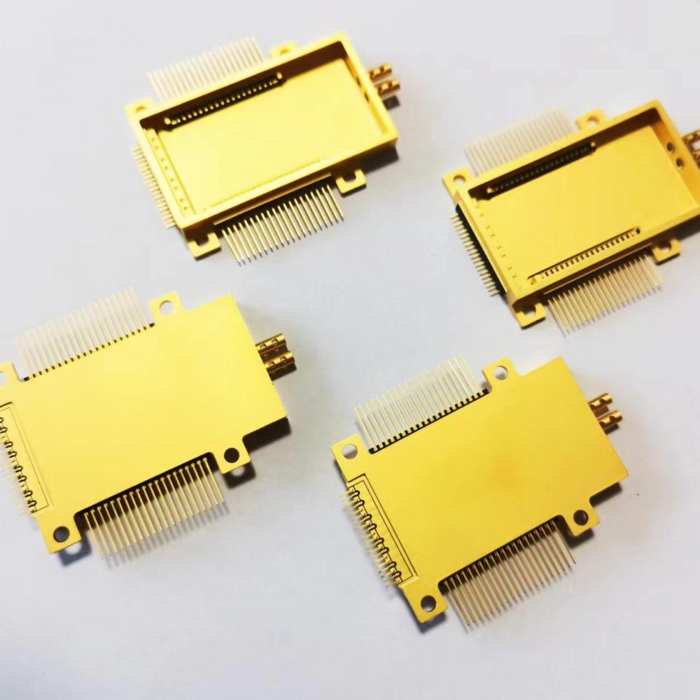 A 40-pin ceramic quad flat package for high-density electronics