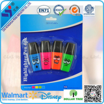 2015 China factory supply high quality muti colord mini highlighter