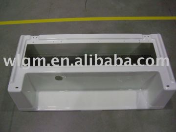 vacuum forming thick plastic casing for machine